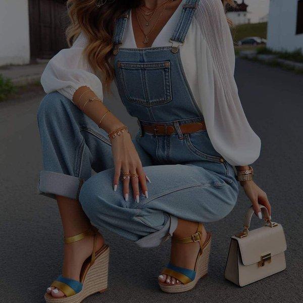 Quels conseils de style pour porter des salopettes en jean tout en restant féminine et tendance ?