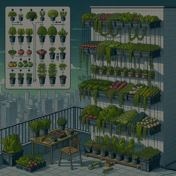 Comment créer un coin potager vertical pour petits espaces urbains ?